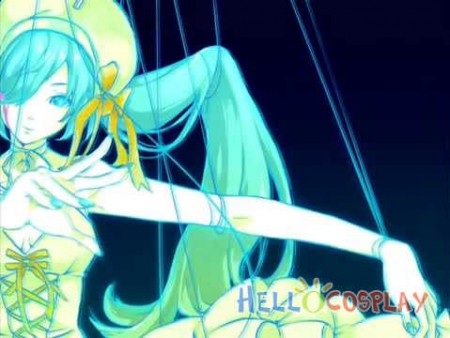 Vocaloid 2 Cosplay Hatsune Miku Dress Marionette Syndrome Song
