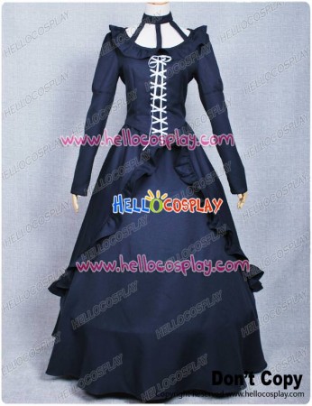 D.Gray Man Cosplay Costume Lenalee Lee Princess Dress