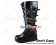 Punk Lolita Boots Leg Straps Heart Shaped Buckles Rivet Lace Up Wedge Heel