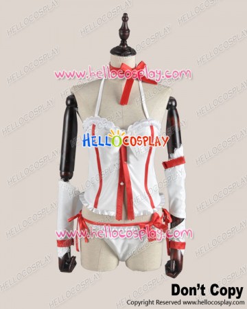 Sword Art Online Cosplay Asuna Yūki Suspenders Costume