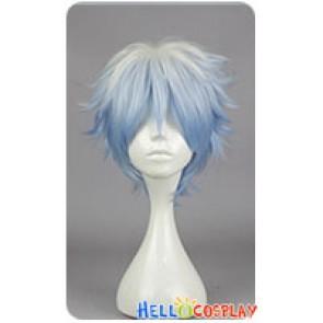 Gin Tama Gintoki Sakata Cosplay Wig Blue