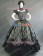 Victorian Lolita Southern Belle Brocade Gothic Lolita Dress Grey Floral