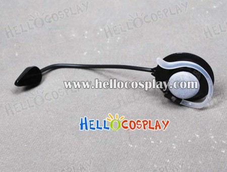 Vocaloid Cosplay Kaito Black Blue Headphone With Mp3