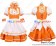 Four Colors Lolita Satin Bow Knot Cosplay Maid Dress Costume