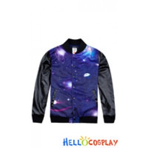 Starry Milky Way Cosplay Cosmic Galaxy Universe Costume Jacket