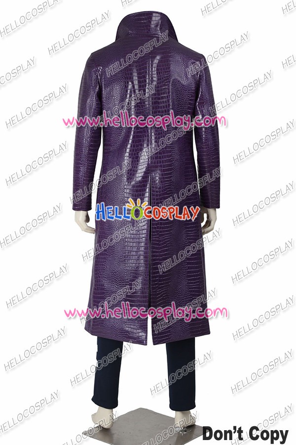 Details about   Suicide Squad Batman The Joker Jared Leto Cosplay Costume Outfits Trench Coat