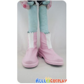 AKB0048 Cosplay Nagisa Motomiya Pink Short Boots