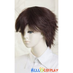 Black Brown Cosplay Short Layer Wig