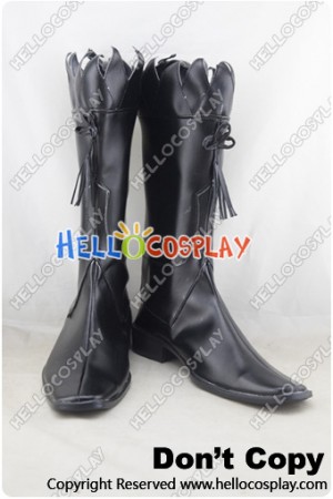 Fire Emblem Cosplay Shoes Setsuna Black Boots