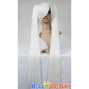 Vocaloid 2 Cosplay Hatsune Miku White Long Wig