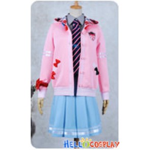 Vocaloid 2 Project DIVA F Cosplay Miku Costume School Uniform