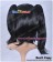 Black Curly Cosplay Wig Clip On Ponytail