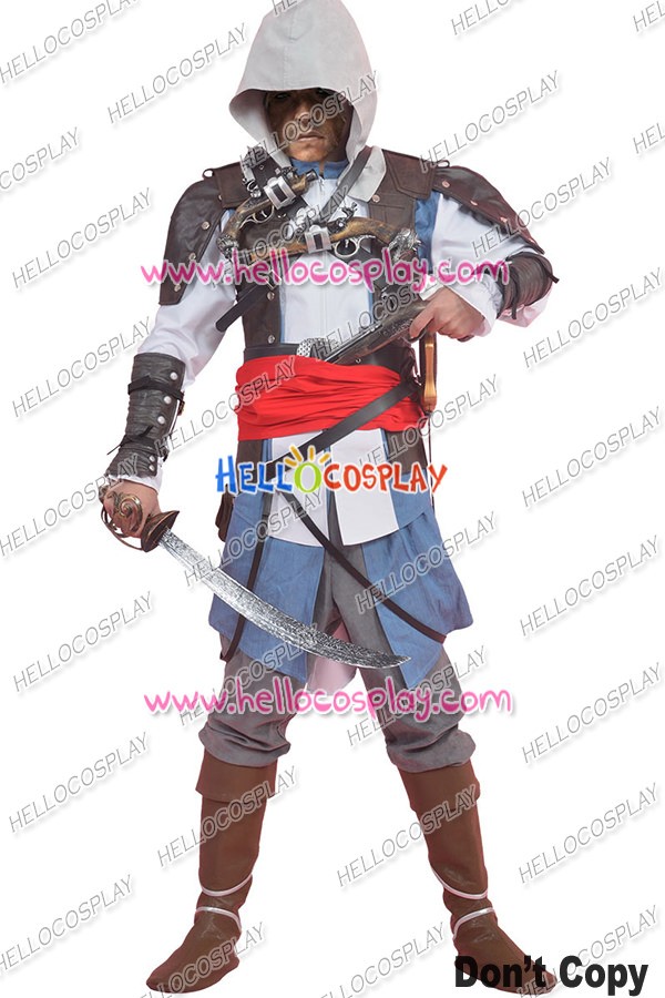 Assassin's Creed IV:Black Flag Edward Kenway Cosplay Costume