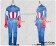 The Avengers Captain America Cosplay Costume Uniform