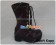 Matt Brown Lace Up Chunky Punk Lolita Boots