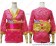 Angel Feather Cosplay Lace Kimono Dress Costume Rose Yellow