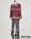 Smiley 2G Cosplay Dark Red Coat School Boy Uniform Costume