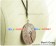 Mondaiji Cosplay Kasukabe You Accessories Wood Carving Necklace