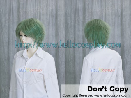 Medium Sea Green Cosplay Short Layer Wig