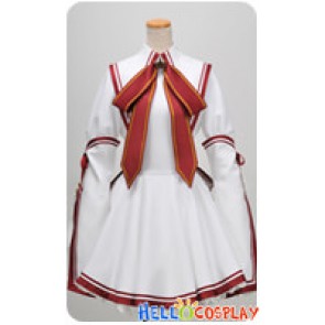 Rewrite Cosplay Akane Senri School Girl Uniform Dress Costume