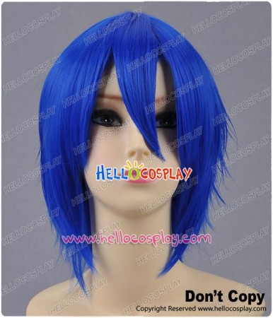 Primary Cobalt Blue Short Layered Cosplay Wig