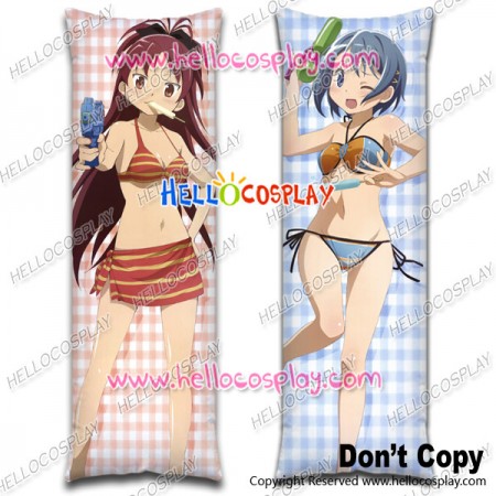 Puella Magi Madoka Magica Cosplay Miki Sayaka Body Pillow