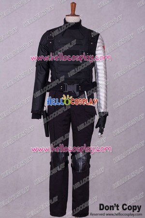 Captain America: The Winter Soldier Bucky Barnes Cosplay Costume