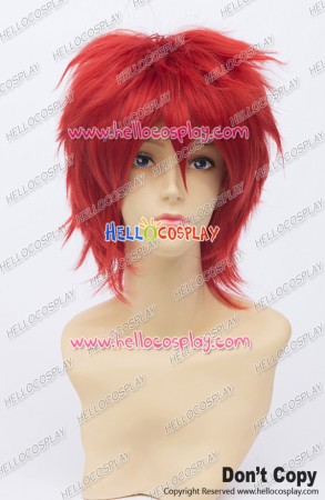 Vocaloid Cosplay Akaito Wig 30CM Seijuro Akashi Wig Red Universal Layered Short