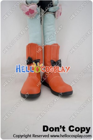 Pokemon Cosplay Shoes Biancabel Orange Boots