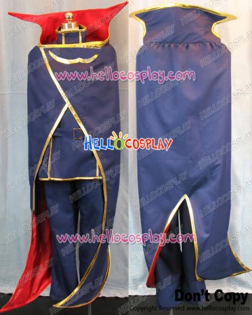 Code Geass Cosplay Lelouch Lamperouge Blue Large Cape Costume