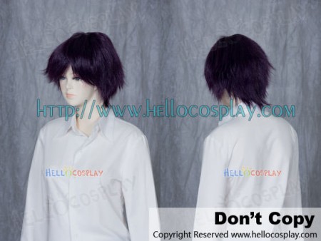 Darker Purple Cosplay Short Layer Wig