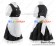 Touhou Project Cosplay Marisa Kirisame Costume Black White Dress