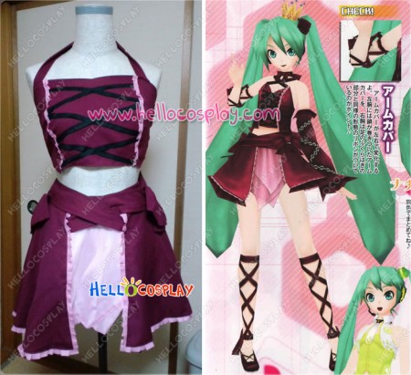 Vocaloid 2 Cosplay Project Diva 2nd Hatsune Miku Vintage Dress