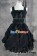 Gothic Lolita Cosplay Black Lace Dress Costume