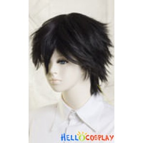 Black Cosplay Short Layer Wig