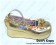 Golden Crisscross Lacing Platform Princess Lolita Shoes