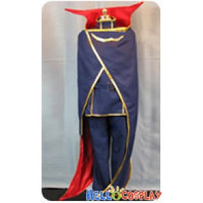 Code Geass Cosplay Lelouch Lamperouge Blue Large Cape Costume