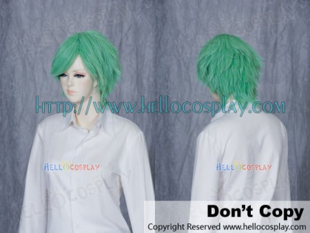 Medium Sea Green Cosplay Short Layer Wig