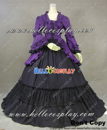 Victorian Gothic Purple Lolita Dress Ball Gown Prom