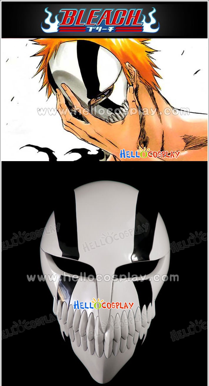 My Halloween costume this year is gonna be sick!!! Just finished Ichigo's  inner hollow mask. (Colour for contrast ) : r/bleach