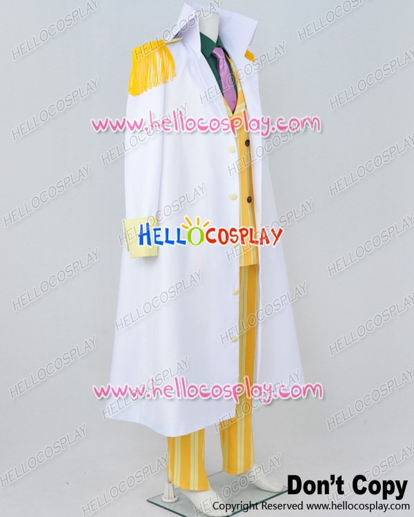 Admiral Kizaru Coat  Borsalino One Piece Cosplay Coat