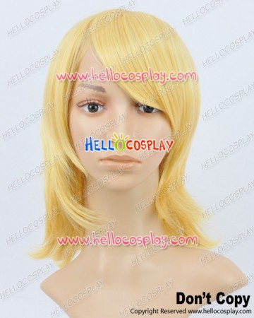 Vocaloid 2 Cosplay Kagamine Rin Yellow Medium Wig