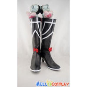 Phantasy Star Cosplay Shoes Black Boots