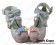 Pink And White Bow Lace Crisscross Ankle Straps PU Lolita Shoes
