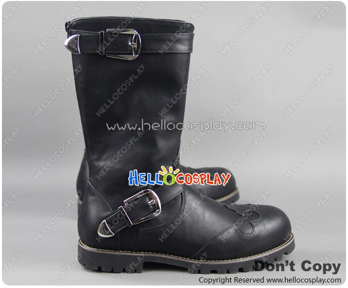 Devil May Cry 4 Dante Black Shoes Cosplay Boots