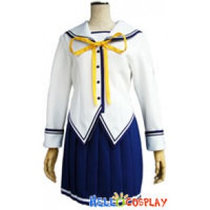 Da Capo Cosplay School Girl Uniform Yellow Ribbon