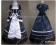 Renaissance Gothic Lolita Blue Dress Ball Gown Prom