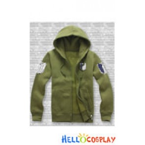 Attack On Titan Cosplay Shingeki No Kyojin Costume Scouting Legion Jacket Zipper Hoodie