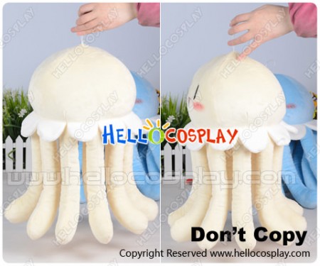 Dramatical Murder DMMD Cosplay Clear Jellyfish Pillow Plush Doll Light Yellow