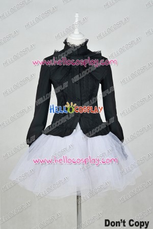 Lolita Dress Gothic Classical Black Blouse Cosplay Costume